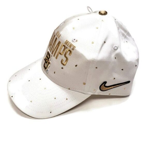 Nike NCAA 2021 Men's Final Four Basketball Champs Baylor Bears Snapback Hat Cap - Picture 3 of 8
